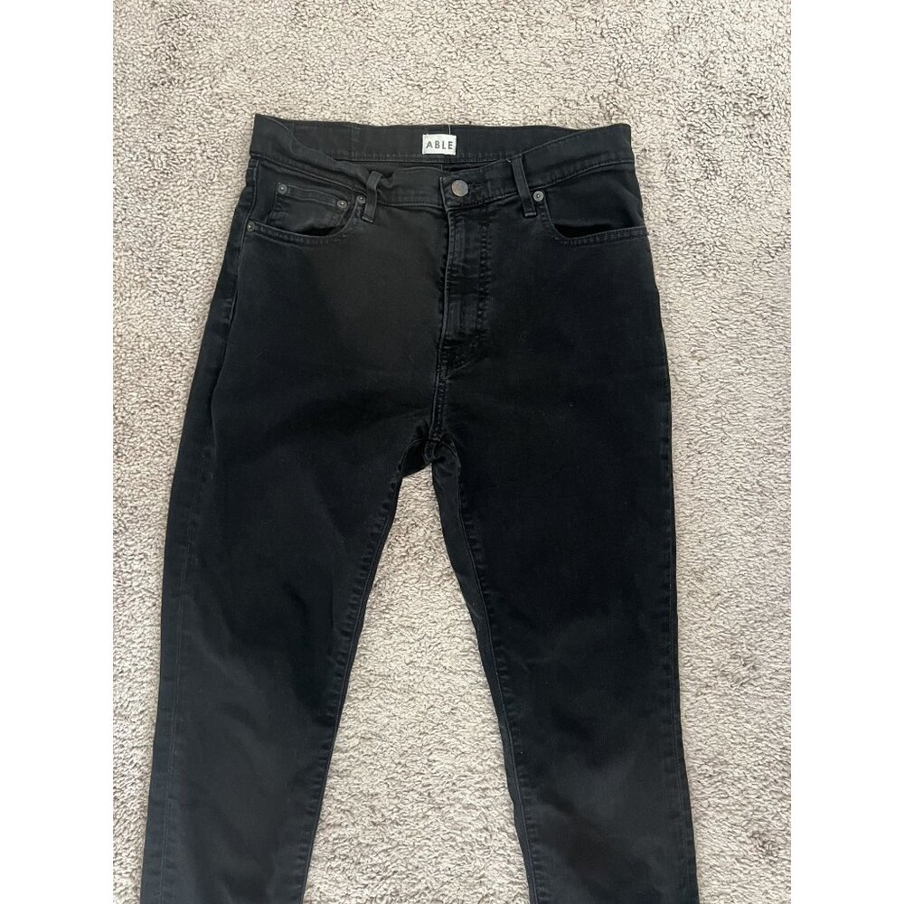 Able Women's Black High Rise Skinny Jean - Size 29 / 8